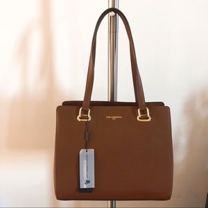 Karl Lagerfeld Saffiano Leather Tote Bag